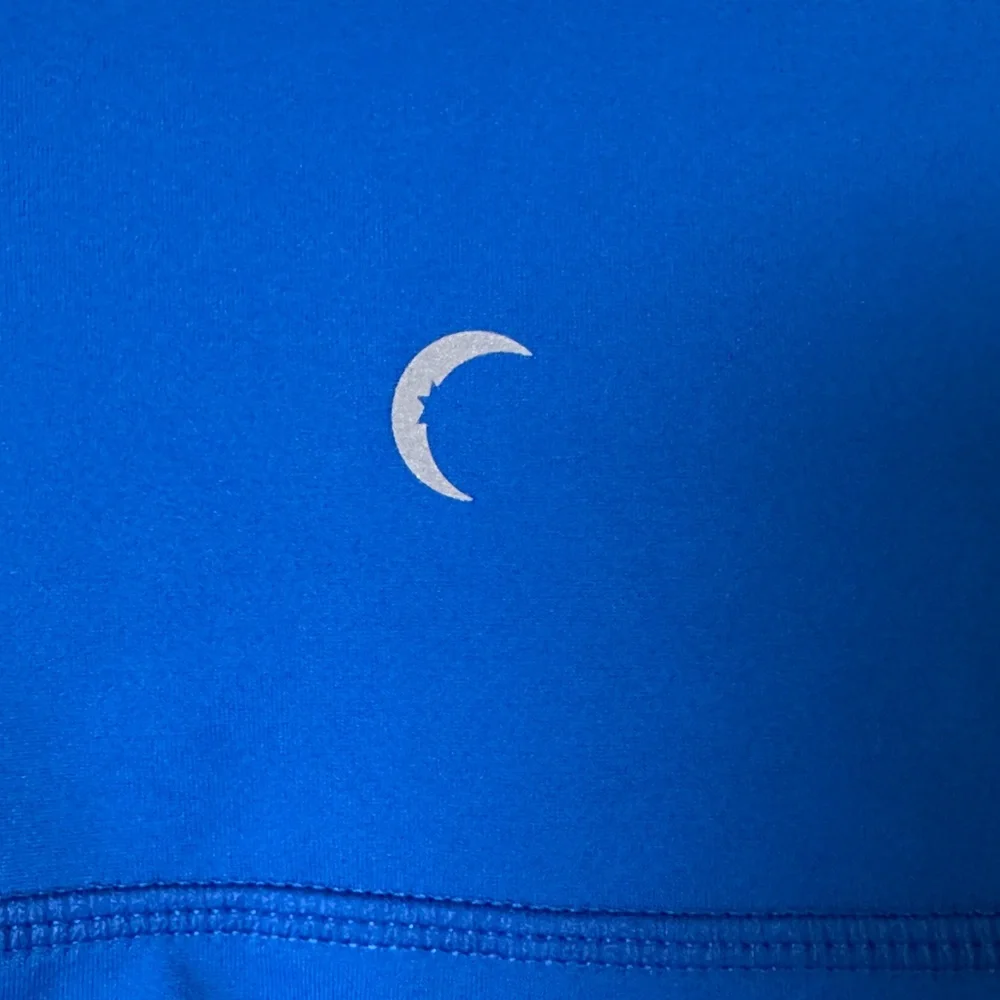 Zyia Active Reflective Pocket Light N Tight Hi Rise 7/8 Leggings‎ Size 6-8 Blue